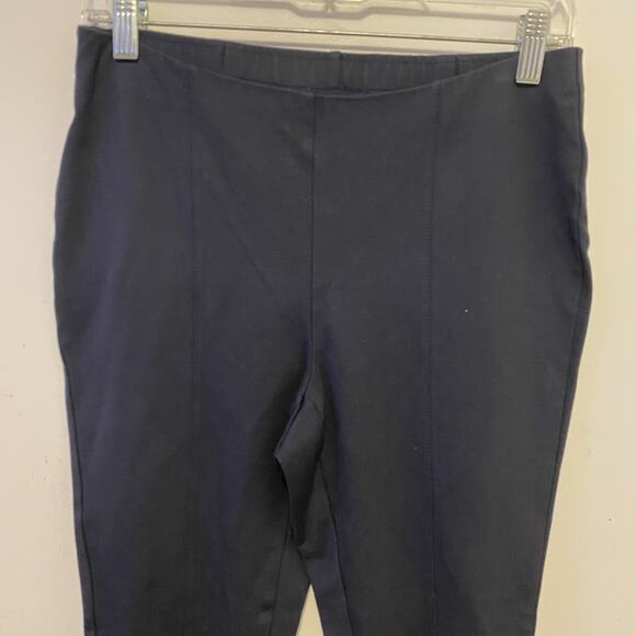 J. Jill Ponte Navy Blue Pull On Leggings Slim Leg pants Women SP Elastic Waist - Picture 8 of 10